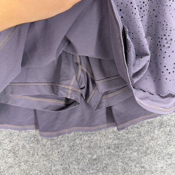 Ideology Skort Women M Medium Gray Mini Short Lined Pull On Mid Rise Casual - Picture 3 of 7